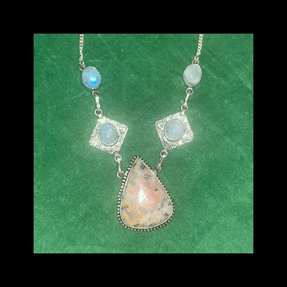 Jasper with Moonstone Necklace